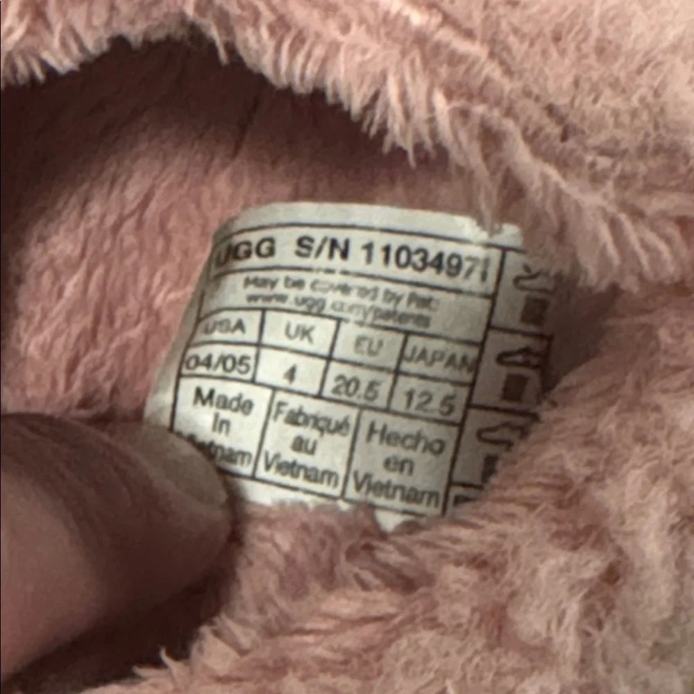 UGG Baby Bixbee Boots Pink Toddler 04/05